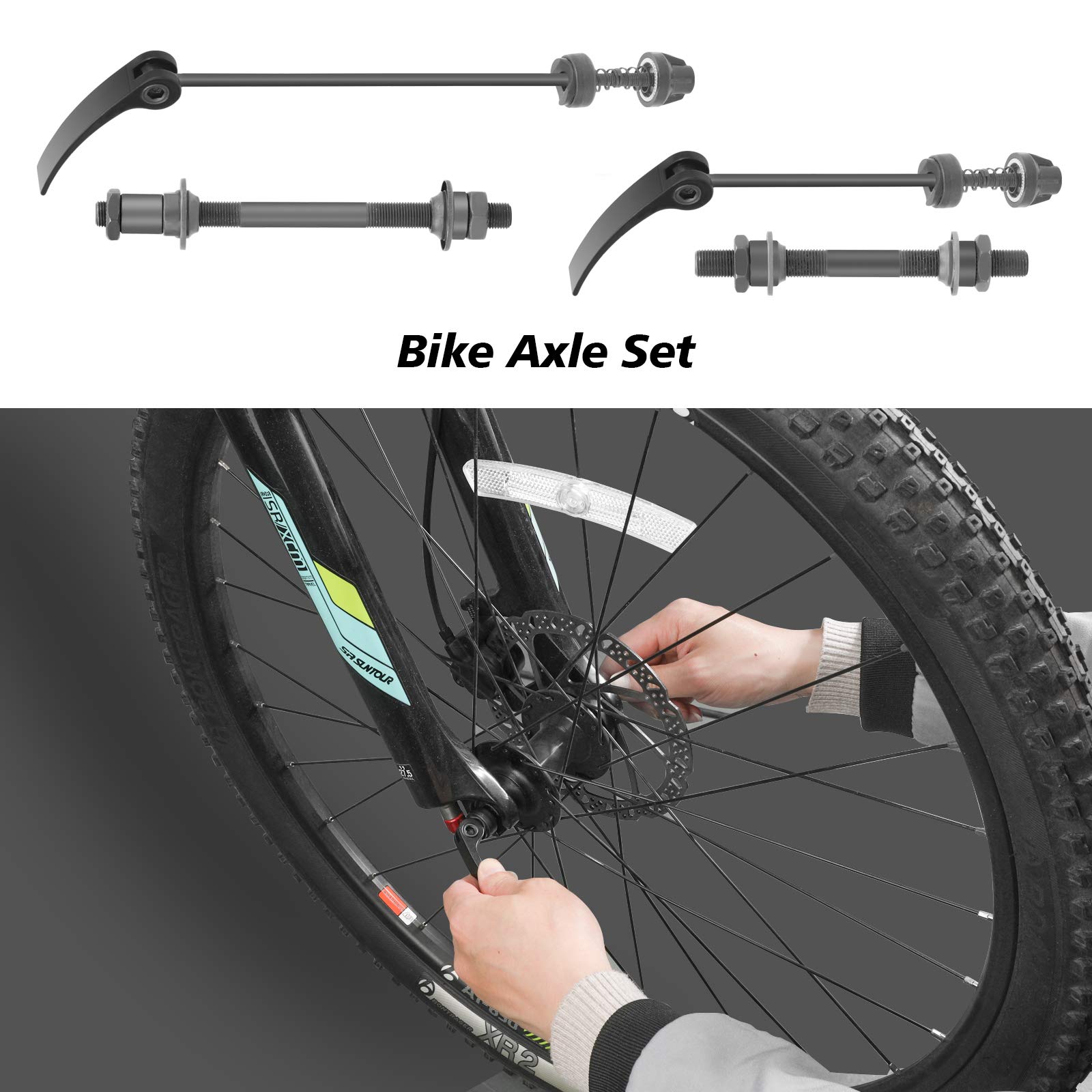 Amazon.com : QKURT Bike Quick Releases Set, 1 Pair Bicycle Hub